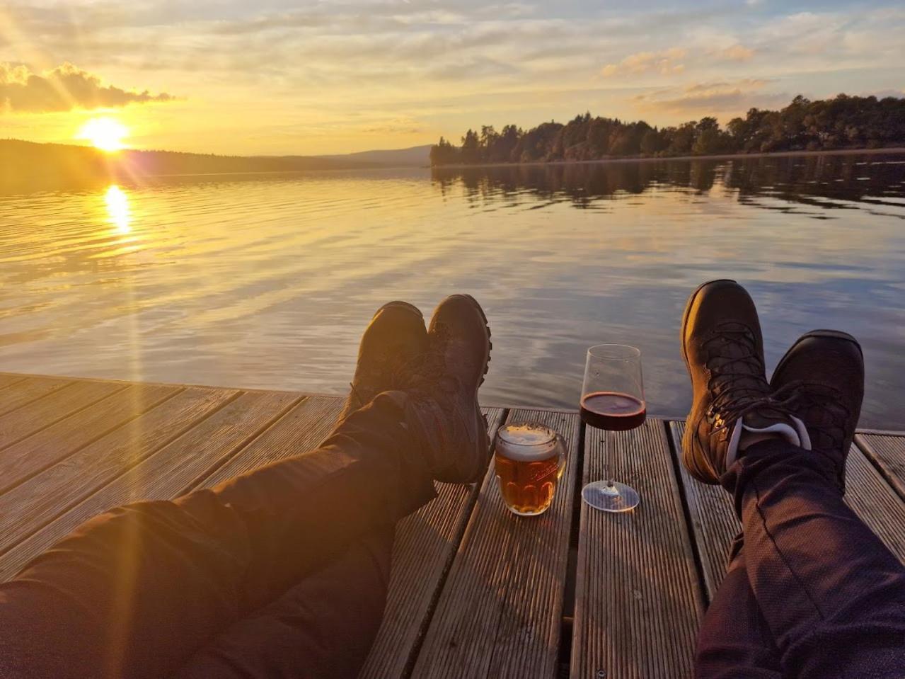 Deluxe Apartment Lipno - Lake Side Village, Frymburk Nad Vltavou Ngoại thất bức ảnh